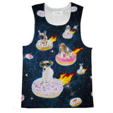 Dogs n Donuts Tank Top-kite.ly-| All-Over-Print Everywhere - Designed to Make You Smile