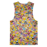 Emoji Invasion Tank Top-kite.ly-| All-Over-Print Everywhere - Designed to Make You Smile