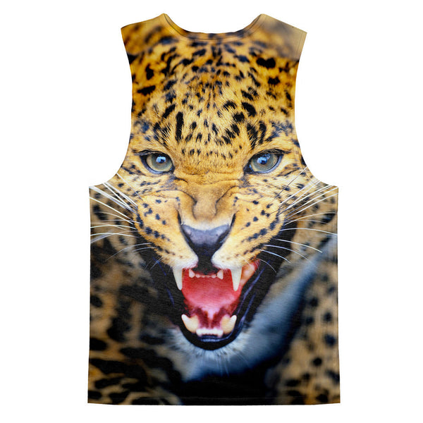 Fierce Leopard Tank Top-kite.ly-| All-Over-Print Everywhere - Designed to Make You Smile