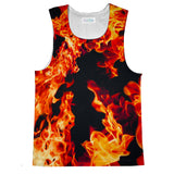 Fire Tank Top-kite.ly-| All-Over-Print Everywhere - Designed to Make You Smile