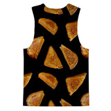 Grilled Cheese Tank Top-kite.ly-| All-Over-Print Everywhere - Designed to Make You Smile