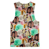 Ice Cream Invasion Tank Top-kite.ly-| All-Over-Print Everywhere - Designed to Make You Smile
