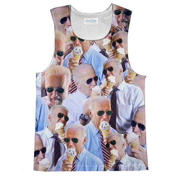 Joe Biden Ice Cream Tank Top-kite.ly-| All-Over-Print Everywhere - Designed to Make You Smile