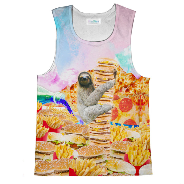 Junkfood Paradise Tank Top-kite.ly-| All-Over-Print Everywhere - Designed to Make You Smile