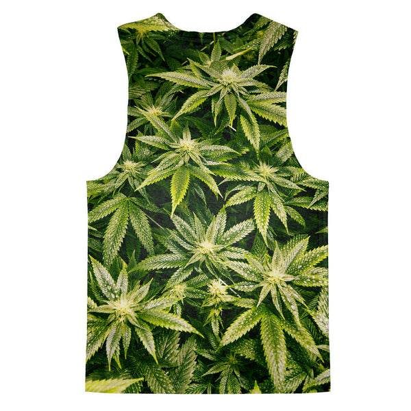 Kush Leaves Tank Top-kite.ly-| All-Over-Print Everywhere - Designed to Make You Smile