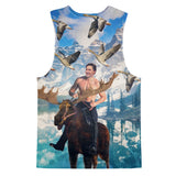 Moosin Trudeau Tank Top-kite.ly-| All-Over-Print Everywhere - Designed to Make You Smile