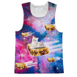 PB&J Galaxy Cat Tank Top-kite.ly-| All-Over-Print Everywhere - Designed to Make You Smile