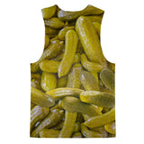 Pickles Invasion Tank Top-kite.ly-| All-Over-Print Everywhere - Designed to Make You Smile
