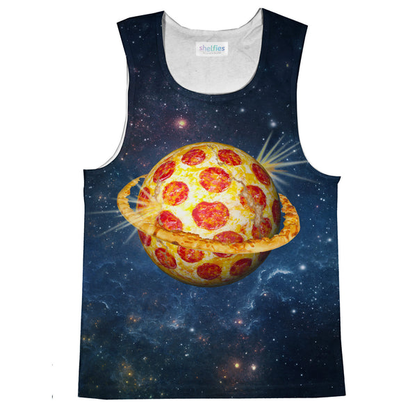 Planet Pizza Tank Top-kite.ly-| All-Over-Print Everywhere - Designed to Make You Smile