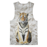 Rice Tiger Tank Top-kite.ly-| All-Over-Print Everywhere - Designed to Make You Smile