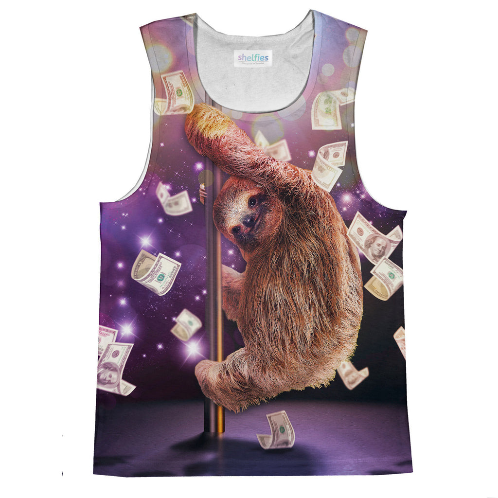 Stripper Sloth Tank Top-kite.ly-| All-Over-Print Everywhere - Designed to Make You Smile
