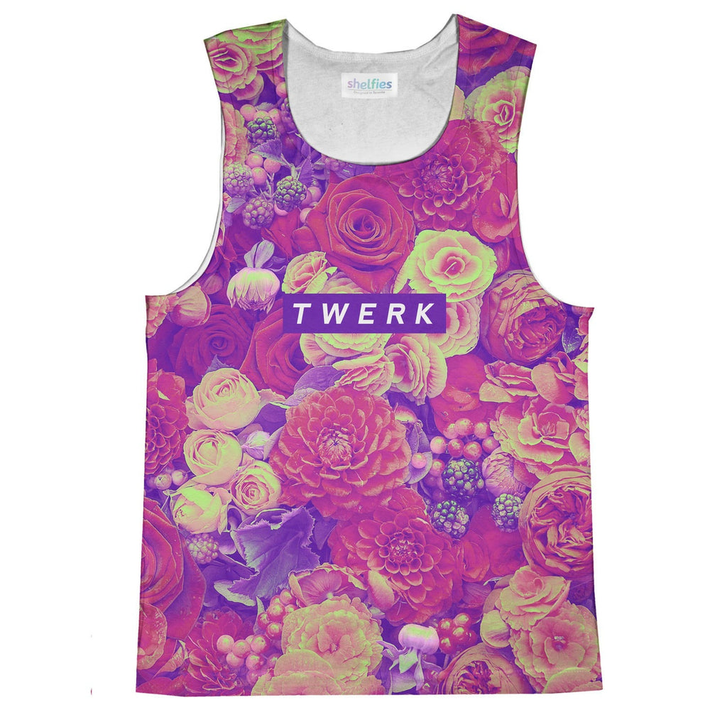 Twerkin' Roses Tank Top-kite.ly-| All-Over-Print Everywhere - Designed to Make You Smile