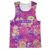 Twerkin' Roses Tank Top-kite.ly-| All-Over-Print Everywhere - Designed to Make You Smile