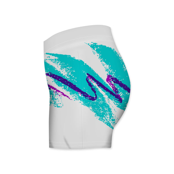 Jazz Wave Workout Shorts-Shelfies-| All-Over-Print Everywhere - Designed to Make You Smile