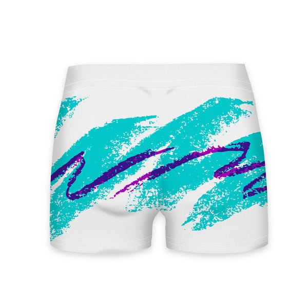 Jazz Wave Workout Shorts-Shelfies-| All-Over-Print Everywhere - Designed to Make You Smile