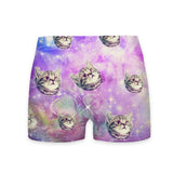 Trippin' Kitty Kat Workout Shorts-Shelfies-| All-Over-Print Everywhere - Designed to Make You Smile