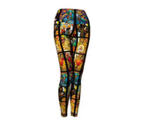 Stained Glass Yoga Pants-Shelfies-| All-Over-Print Everywhere - Designed to Make You Smile