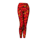 Strawberry Invasion Yoga Pants-Shelfies-| All-Over-Print Everywhere - Designed to Make You Smile
