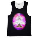 Yogi Dog Basic Tank Top-Printify-Black-S-| All-Over-Print Everywhere - Designed to Make You Smile