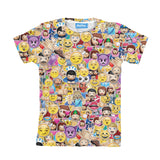 Emoji Invasion Youth T-Shirt-kite.ly-| All-Over-Print Everywhere - Designed to Make You Smile