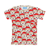 Emoji Santa Invasion Youth T-Shirt-kite.ly-| All-Over-Print Everywhere - Designed to Make You Smile