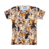 Kitty Invasion Youth T-Shirt-kite.ly-| All-Over-Print Everywhere - Designed to Make You Smile