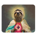 Sloth Jesus Mousepad-Printify-Rectangle-| All-Over-Print Everywhere - Designed to Make You Smile