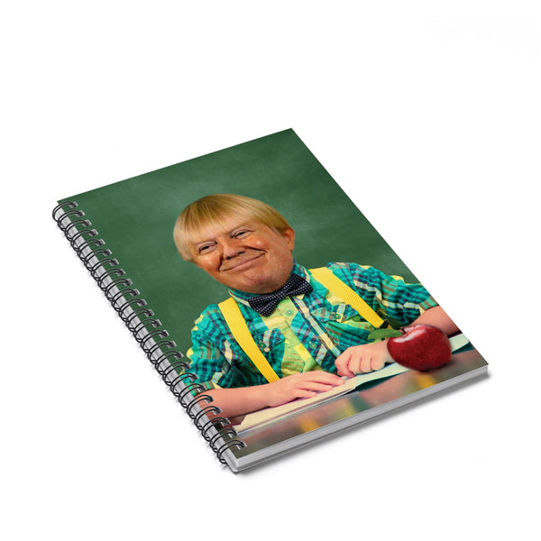 Grade School Trump Spiral Notebook-Printify-Spiral Notebook-| All-Over-Print Everywhere - Designed to Make You Smile