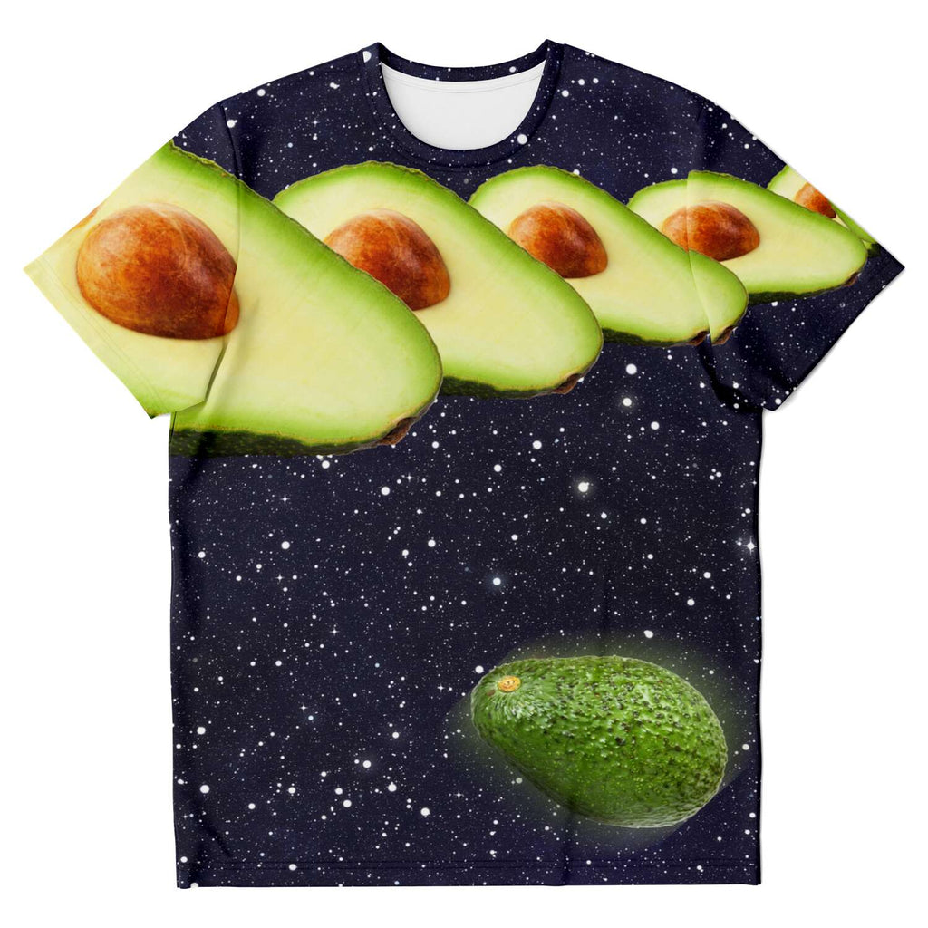 Galaxy Space Avocado T-Shirt-Subliminator-XS-| All-Over-Print Everywhere - Designed to Make You Smile