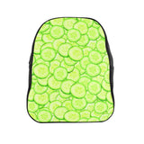 Cucumber Invasion Backpack-Printify-Large-| All-Over-Print Everywhere - Designed to Make You Smile