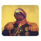 Lil' General Sloth Mousepad-Printify-Rectangle-| All-Over-Print Everywhere - Designed to Make You Smile