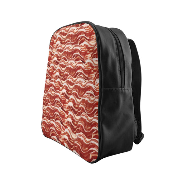 Bacon Invasion Backpack-Printify-Large-| All-Over-Print Everywhere - Designed to Make You Smile