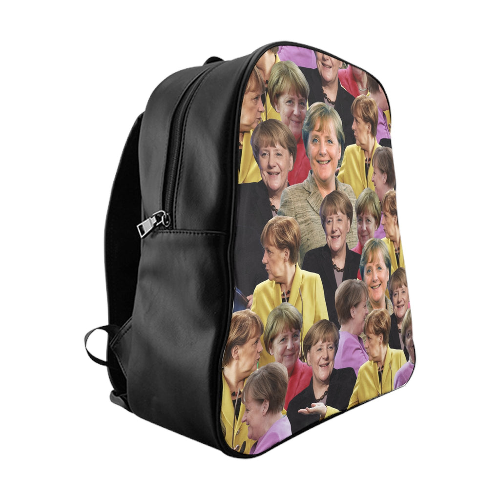 Angela Merkel Backpack-Printify-Large-| All-Over-Print Everywhere - Designed to Make You Smile
