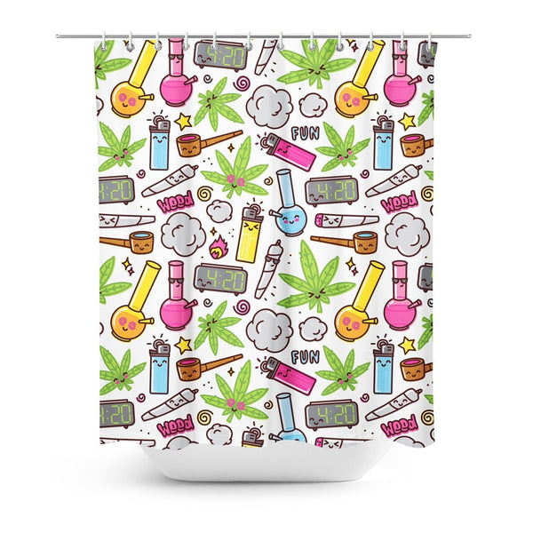 420 Shower Curtain-Gooten-One Size-| All-Over-Print Everywhere - Designed to Make You Smile