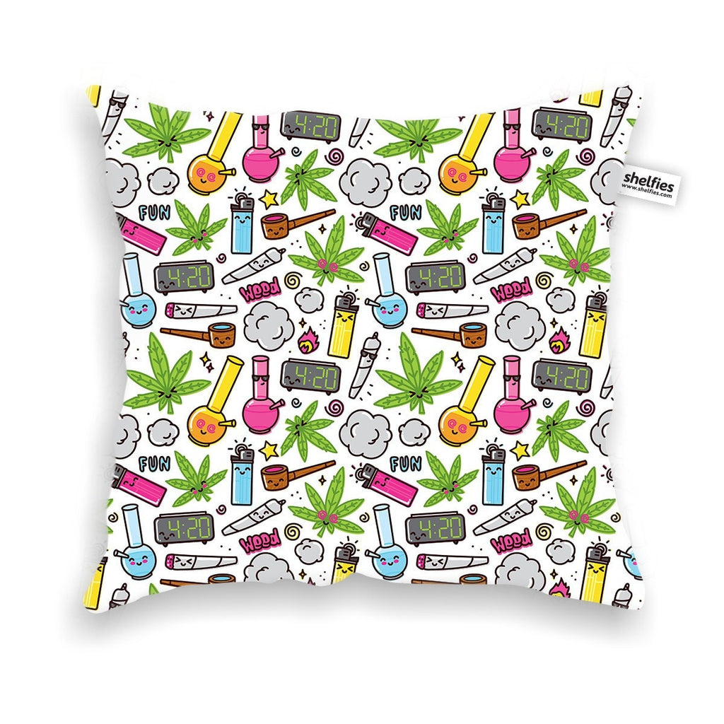 420 Throw Pillow Case-Shelfies-| All-Over-Print Everywhere - Designed to Make You Smile