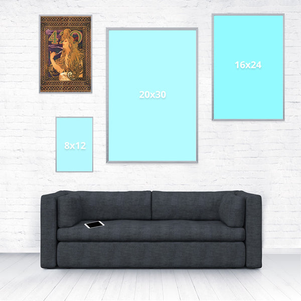 420 Mucha Poster-Shelfies-12 x 18-| All-Over-Print Everywhere - Designed to Make You Smile