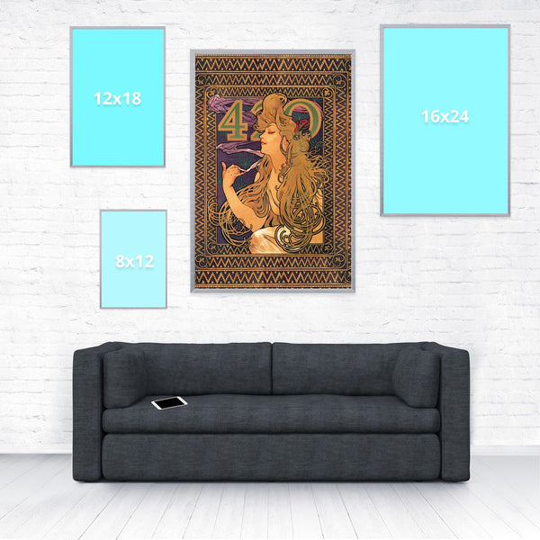 420 Mucha Poster-Shelfies-20 x 30-| All-Over-Print Everywhere - Designed to Make You Smile