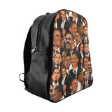 Barack Obama Face Backpack-Printify-Large-| All-Over-Print Everywhere - Designed to Make You Smile