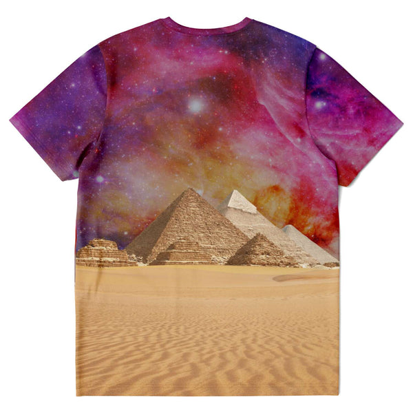 The Great Pyramid of Pizza T-Shirt-Subliminator-| All-Over-Print Everywhere - Designed to Make You Smile