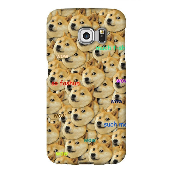 Doge "Much Fashun" Invasion Smartphone Case-Gooten-Samsung S6 Edge-| All-Over-Print Everywhere - Designed to Make You Smile