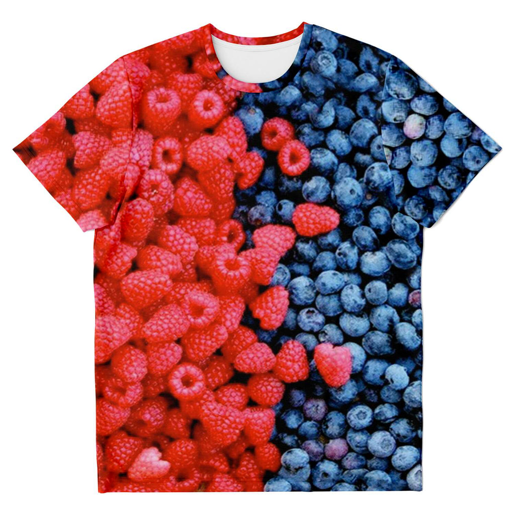 Mixed Berries T-Shirt-Subliminator-XS-| All-Over-Print Everywhere - Designed to Make You Smile