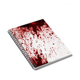 Blood Splatter Spiral Notebook-Printify-Spiral Notebook-| All-Over-Print Everywhere - Designed to Make You Smile