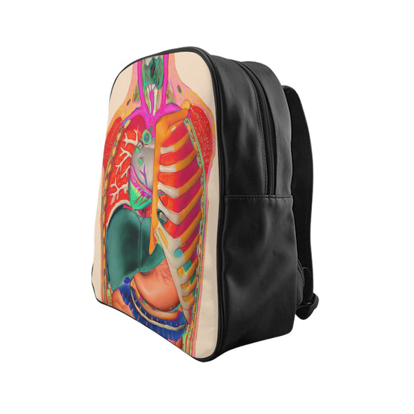 Anatomy Backpack-Printify-Large-| All-Over-Print Everywhere - Designed to Make You Smile