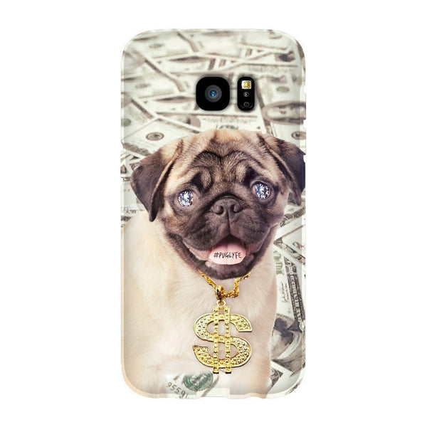 Thug Pug Smartphone Case-Gooten-Samsung S7 Edge-| All-Over-Print Everywhere - Designed to Make You Smile
