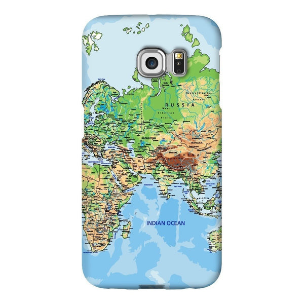 World Map Europe & Asia Smartphone Case-Gooten-Samsung S6 Edge-| All-Over-Print Everywhere - Designed to Make You Smile