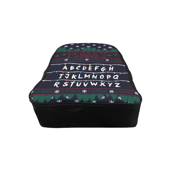 Stranger Xmas Backpack-Printify-Large-| All-Over-Print Everywhere - Designed to Make You Smile