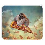 Sloth Pizza Mousepad-Printify-Rectangle-| All-Over-Print Everywhere - Designed to Make You Smile