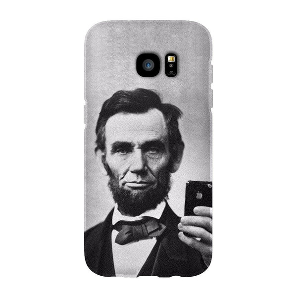 Abraham Lincoln Selfie Smartphone Case-Gooten-Samsung S7 Edge-| All-Over-Print Everywhere - Designed to Make You Smile