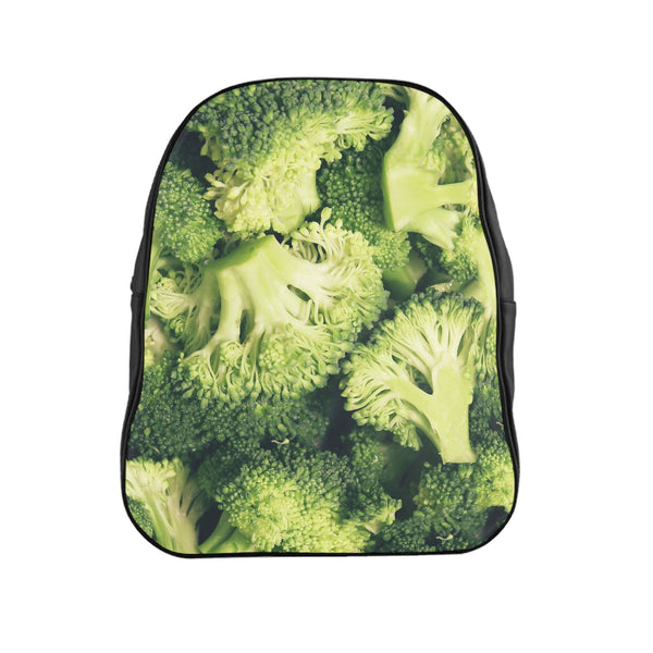 Broccoli Invasion Backpack-Printify-Large-| All-Over-Print Everywhere - Designed to Make You Smile