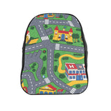 Carpet Track Backpack-Printify-Large-| All-Over-Print Everywhere - Designed to Make You Smile